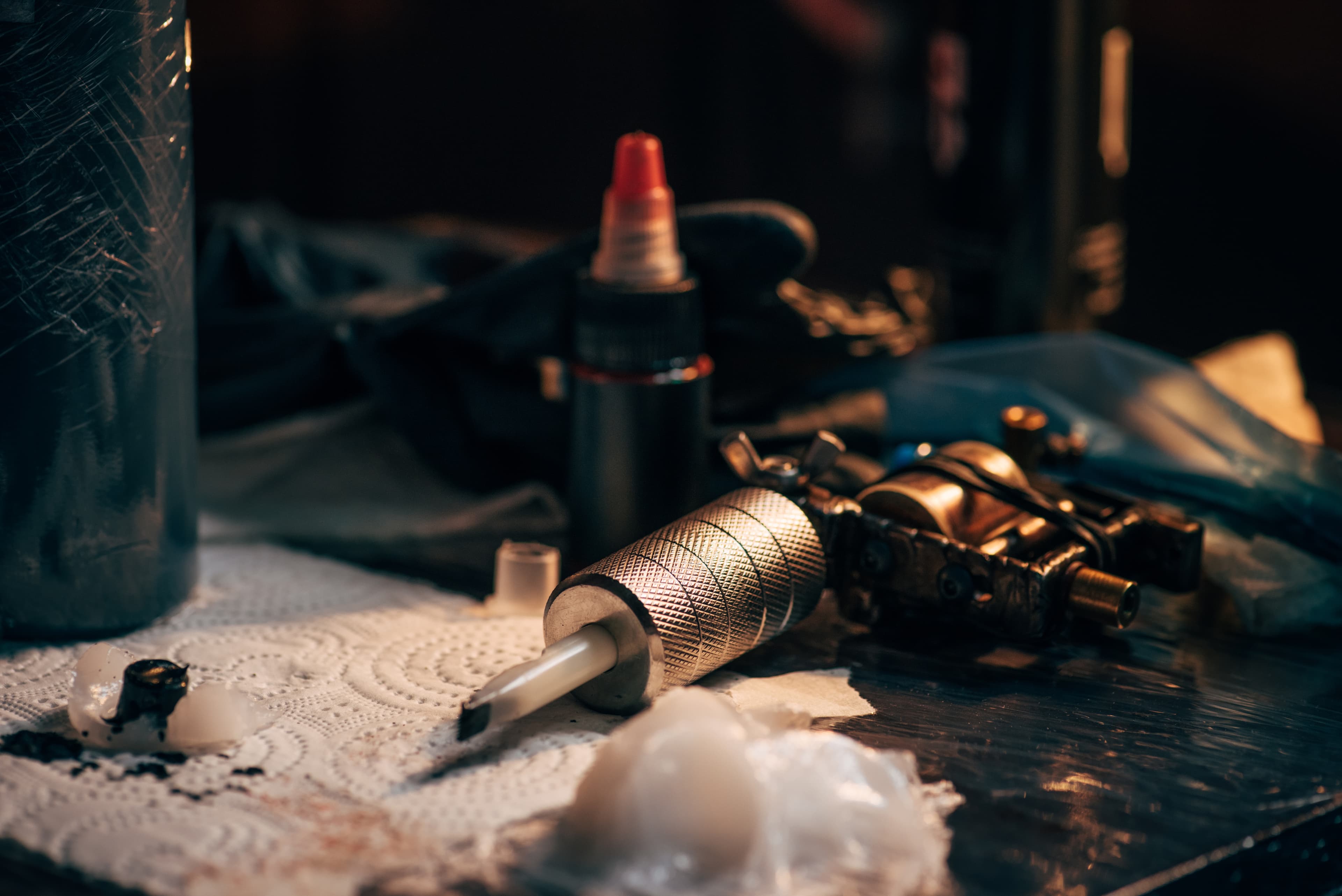 Tattoo studio environment