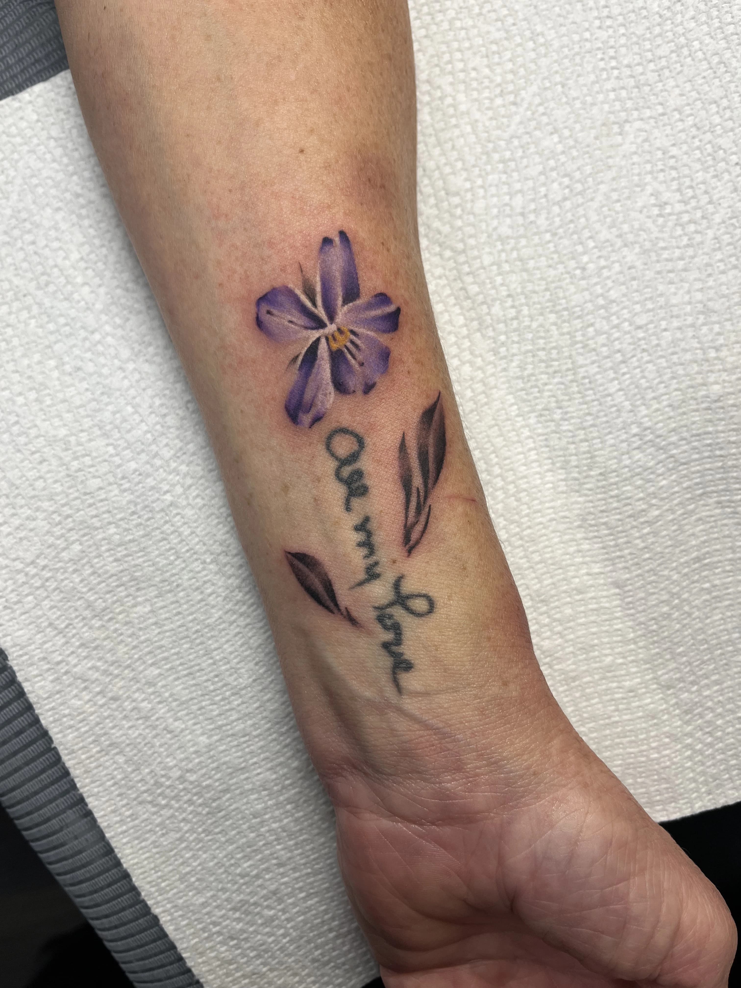 Lily All My Love Tattoo